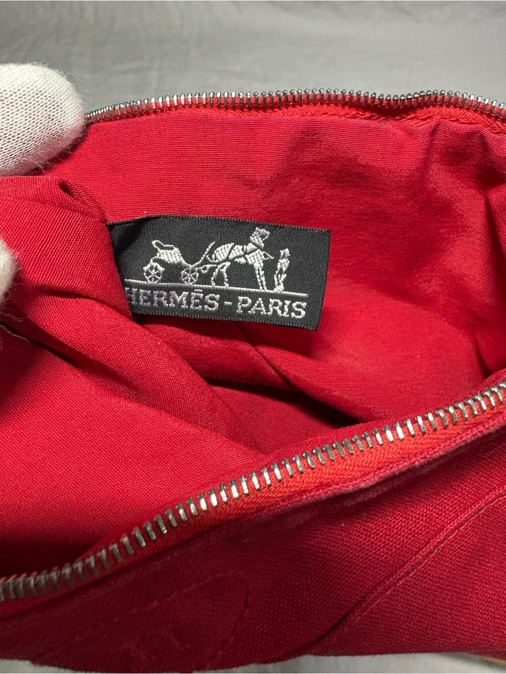 ❤️ Hermes Red Mini Model Bolide Travel Pouch Case Mini Model $440